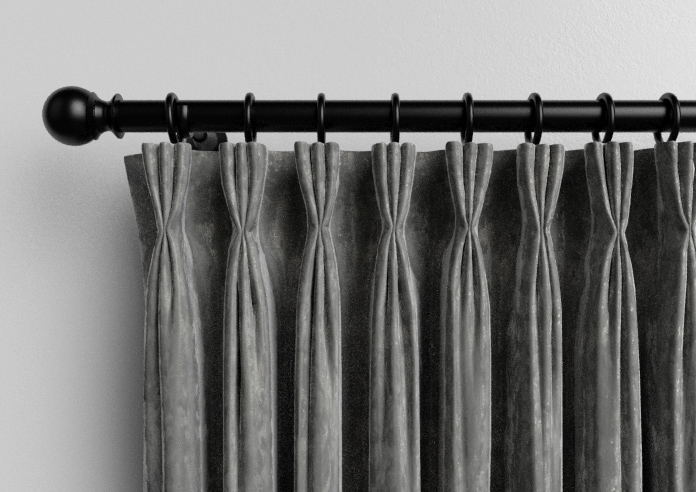 Crushed Velvet, Silver Grey - Made to Measure Curtains - Image 11